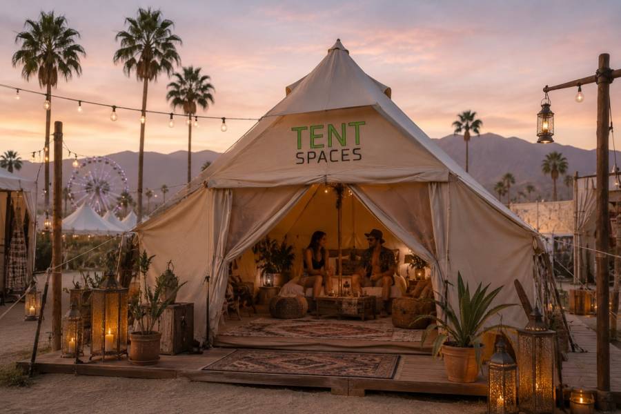 Glamping tents